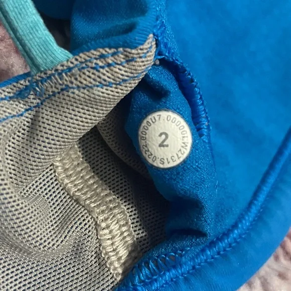 Poolside Blue Lululemon Free to be Wild Bra - Picture 4 of 4